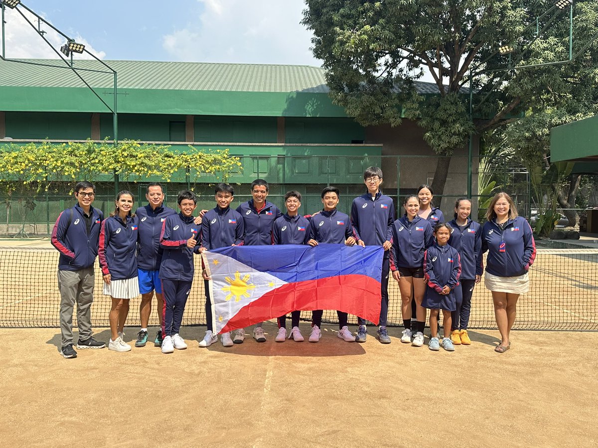 PH 14 under Jr Boys and Girls Teams Off to Sri Lanka for ITF Jr World Team Championships !Feb12-17 🎾Our first national teams to compete since Philta reinstated by Int’l Tennis Federation 🇵🇭 Laban Pilipinas 🇵🇭🏆
#Asicsph @ITFTennis