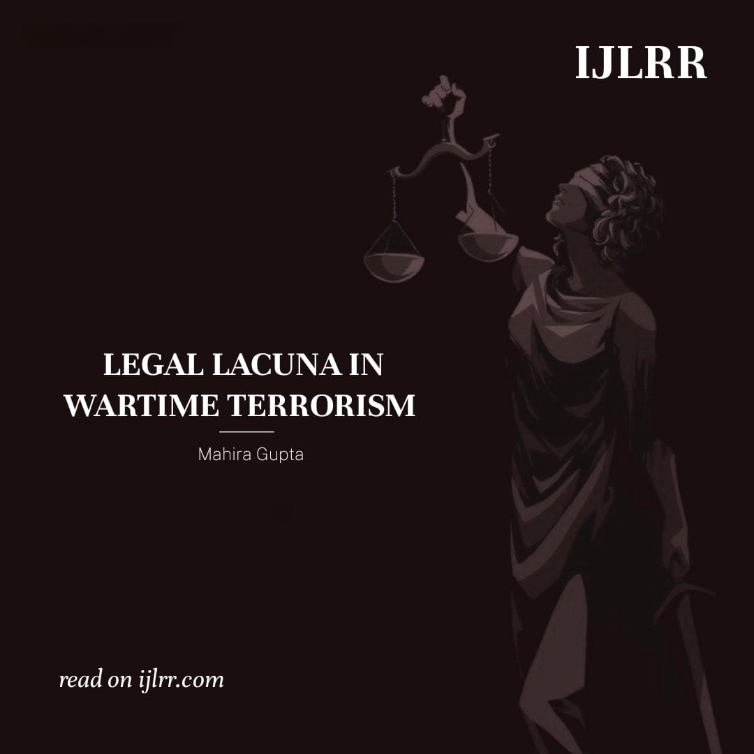 Indian Journal of Legal Research & Review (@IJLRR_law) / Posts / X