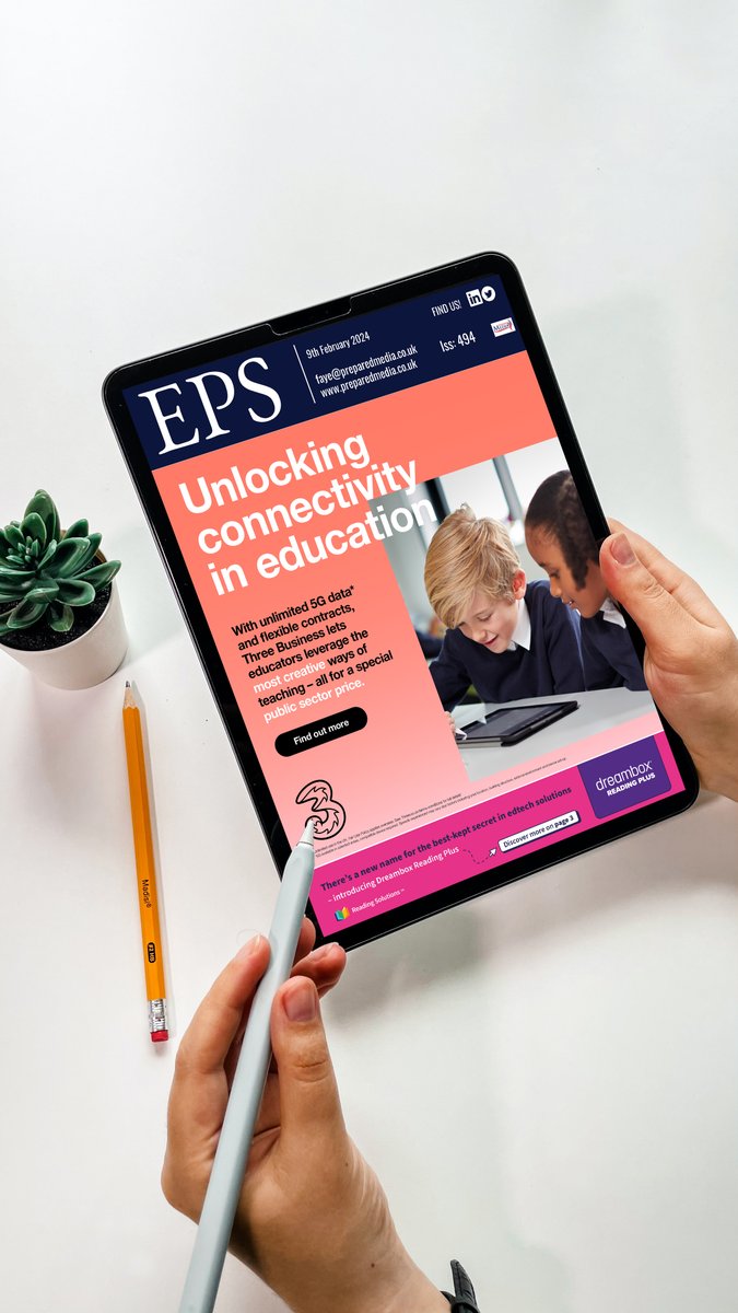EducationSupp's tweet photo. EPS issue 494 is out NOW

@ThreeUK  Sponsor our latest National E-magazine

@ReadSolutionsUK Sub sponsor issue 494

Also Featuring inside @Hoval
@FrontierHR 
@JamcodingE 
@SolarNetLTD &amp; so much more

Click the link below for the very latest in Education
https://t.co/BZcLPSa6kn https://t.co/RzTnjnwmjw