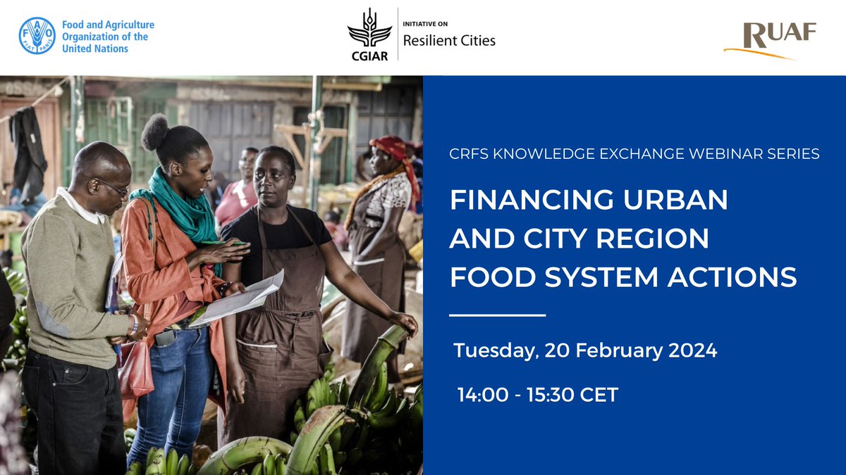 Event: Cities can play a pivotal role in shaping sustainable #FoodSystems. Find out how creative partnerships between cities, civil society and others can unlock funding for urban food systems action with our Deputy Director @laurenObaker. Register bit.ly/48dDZUD