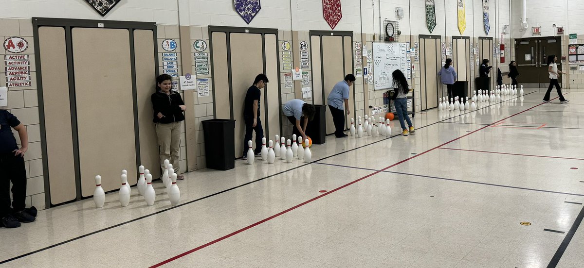 b_physical's tweet image. PE week in review… Welcome to the Kennedy Lanes!!! Bowling is what we have been working on in the gym.  We have started with our approach and delivery of the ball, proper hand placement, and working on balance and accuracy.  Next week we will continue with scoring and game play.