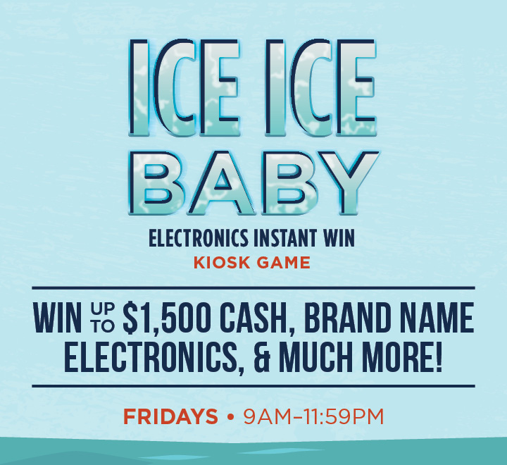 Chill out and win big at The Mint's 'Ice Ice Baby' kiosk game! ❄️🎉 Score some cool cash and icy electronics every Friday in February! TheMintKentuckyDowns.com/Promotions TheMintBowlingGreen.com/Promotions #sprintothemint #nashville #kentuckyliving #kentuckylife #visitkentucky