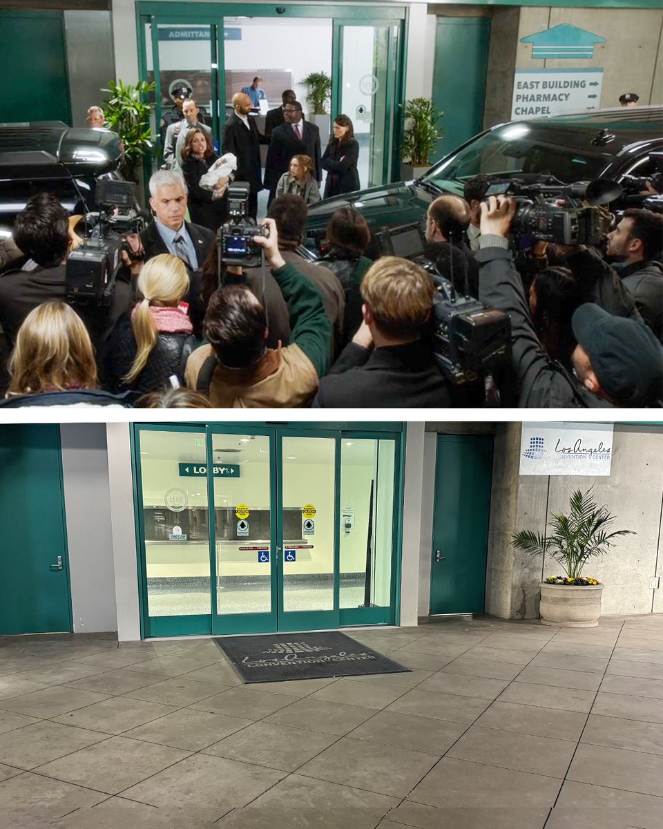 ConventionLA's tweet image. Today's #FilmFriday ft HBO's "Veep" starring Julia Louis-Dreyfus (@OfficialJLD) and Tony Hale (@MrTonyHale). Season 6, Episode 10 was shot at the parking entrance to our West Lobby! Check out more pics on our IG  bit.ly/3OsuY2T

#filmlocations #locationscouts #veep