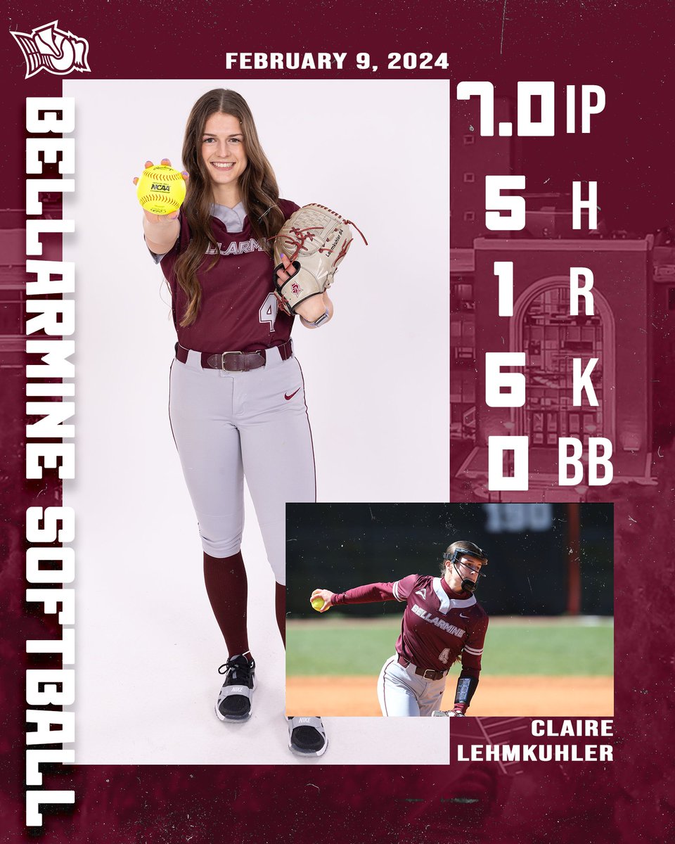 Complete Game ✔ Win ✔️ Claire Lehmkuhler brought her A game today #SwordsUpBU⚔️