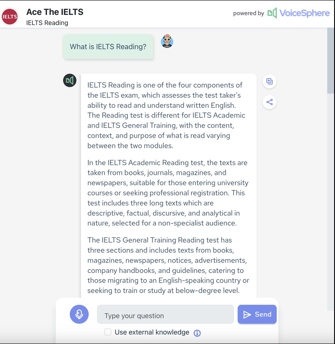 🚀 Enhance your IELTS reading preparation with VoiceSphere! Check out our latest article to see how educational consultants improve efficiency and outcomes.  #EdTech #VoiceSphere #IELTS 🎓 voicesphere.co/demos/revoluti…