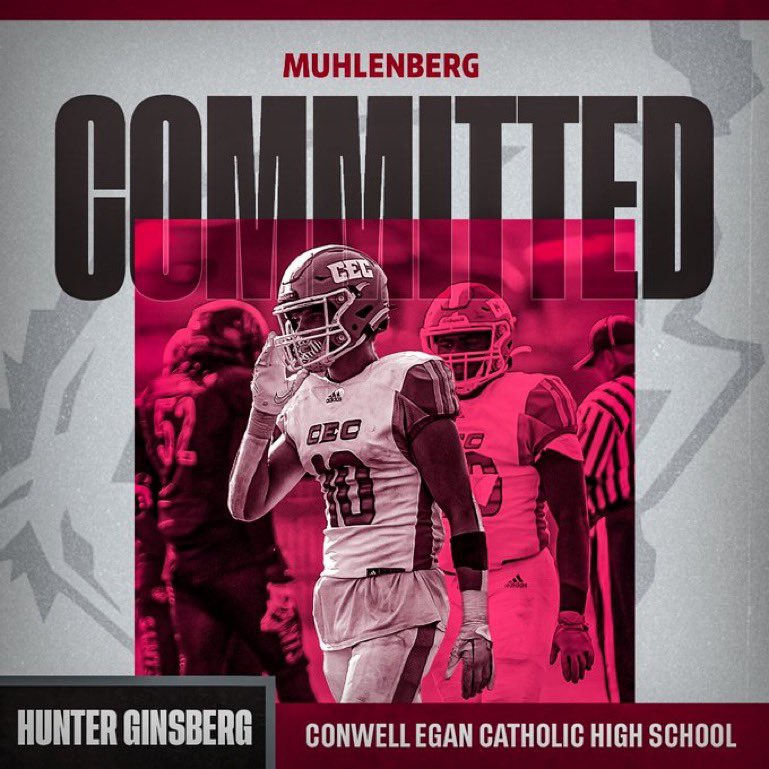 Hunter Ginsberg #45 (@ginsberghunter) on Twitter photo 100% committed and ready to get to work! Thank you <a href="/Coach_Frantz/">Greg Frantz</a> for believing in me and thank you to all of the other coaches that have showed interest in me through this journey! Most importantly, thank you to my family!
<a href="/cecfootball/">ConwellEganFootball</a> <a href="/DigInMules/">Muhlenberg Football</a> 100% committed and ready to get to work! Thank you <a href="/Coach_Frantz/">Greg Frantz</a> for believing in me and thank you to all of the other coaches that have showed interest in me through this journey! Most importantly, thank you to my family!
<a href="/cecfootball/">ConwellEganFootball</a> <a href="/DigInMules/">Muhlenberg Football</a>