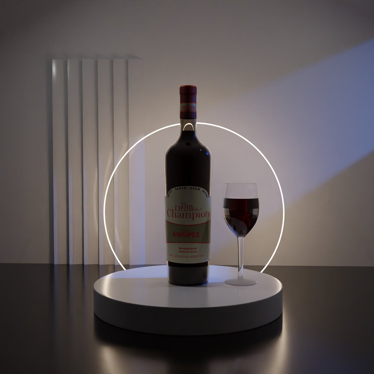 presh3D's tweet image. Thrilled to unveil my 3D masterpiece – a sacred wine representing the pure essence of Jesus&apos; blood, [100% Jesus with no additives]. it&apos;s more than a sip; it&apos;s a spiritual journey in every drop. Cheers to one of my finest blend ever crafted! 
#presh3d #jesus #3d #blender