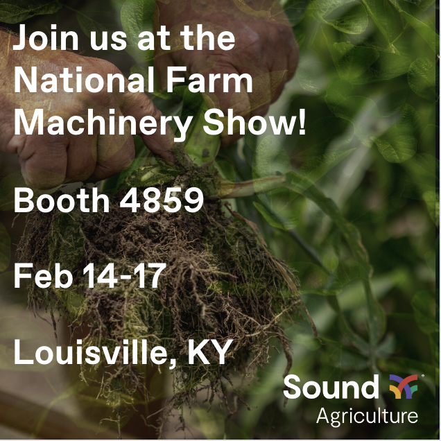 sound_ag's tweet photo. Are you attending the National Farm Machinery Show (@KYNFMS) Feb. 14-16? Be sure to meet our team in Booth 4859 and discover how to give your crops access to a more efficient SOURCE of N&P. Hope to see you in Louisville!
#SOURCEIt #AgTwitter https://t.co/ZspzP3B8PU