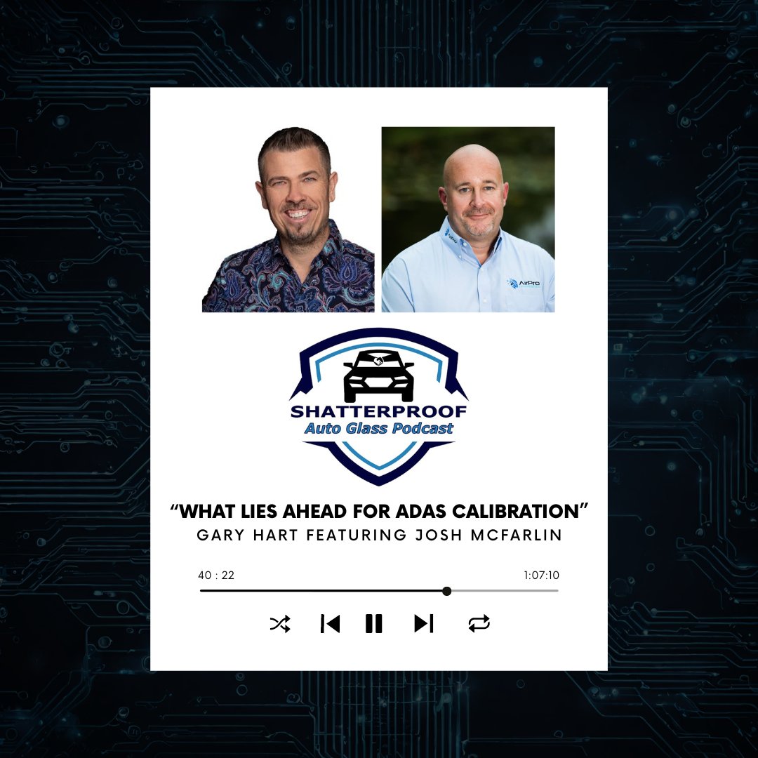 Our President and COO Josh McFarlin is featured on the Shatterproof Auto Glass podcast!
Listen in as Josh and Gary Hart of IGA delve into the future of ADAS Calibration, sharing insights, trends, and challenges shaping the automotive industry. 
youtube.com/watch?v=qYNCLt…