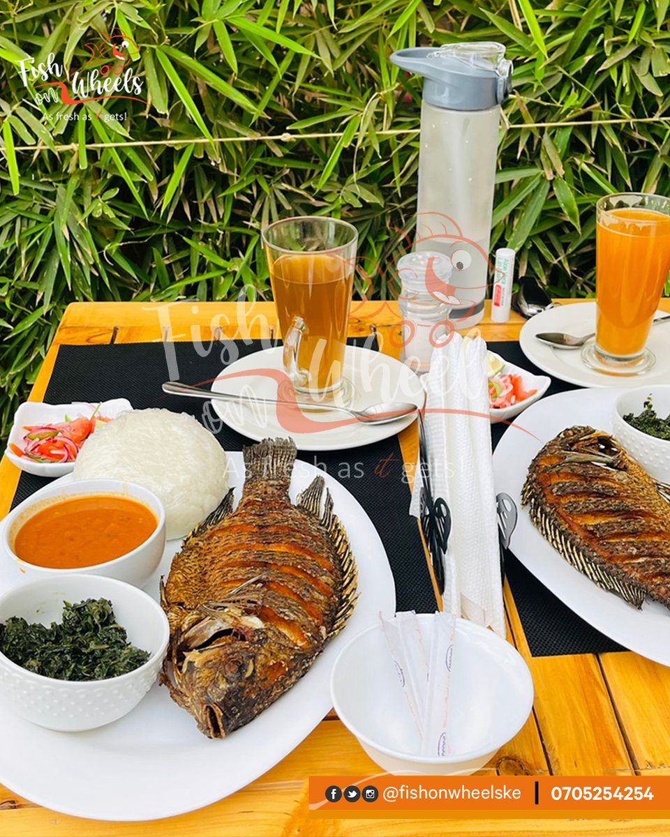 Looking for something for mom this week? Order dinner in for her!
🐟Small- Ksh.500
🐟Medium - Ksh.700
🐟Large - Ksh.1000

#fishonwheels #tilapia #kenya #kenyanfood #tourist #tour #kenyan