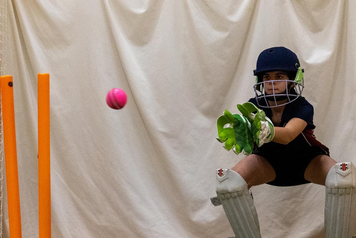 SHSKSchool's tweet photo. It was a pleasure to welcome @_WesternStorm cricketer and @lwtlsports ambassador, @Dani_Gibson01 for a special #cricket coaching workshop and Q&amp;A session with our HelKats ahead of their Sri Lanka tour later this year 🏏

Thanks to @SHSKPA for our outstanding indoor cricket nets! https://t.co/OnEbc850Qo