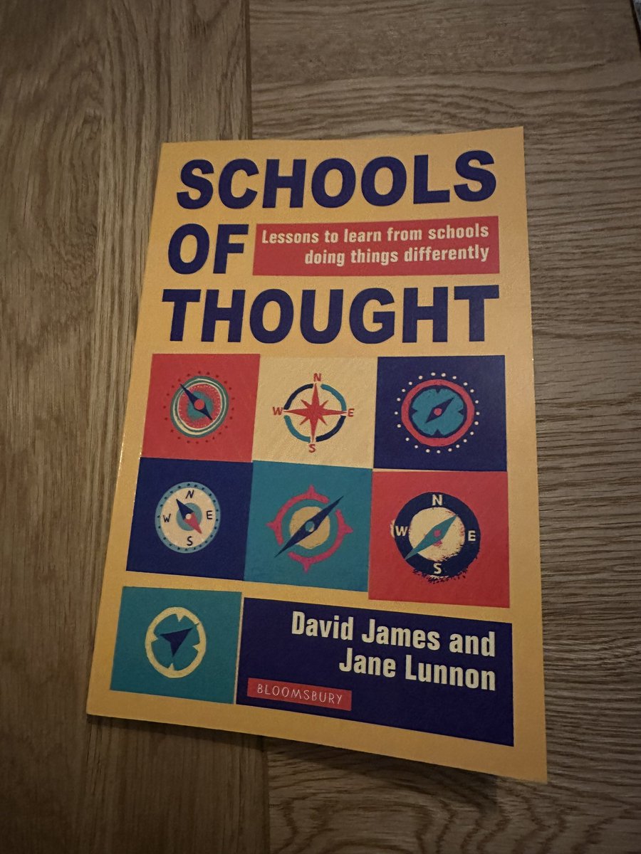 drdavidajames's tweet photo. Great to get hold of a hard copy of Schools of Thought. Many thanks to all those at @BloomsburyEd for making this happen for us @_JaneLunnon https://t.co/aC9BNymc5p