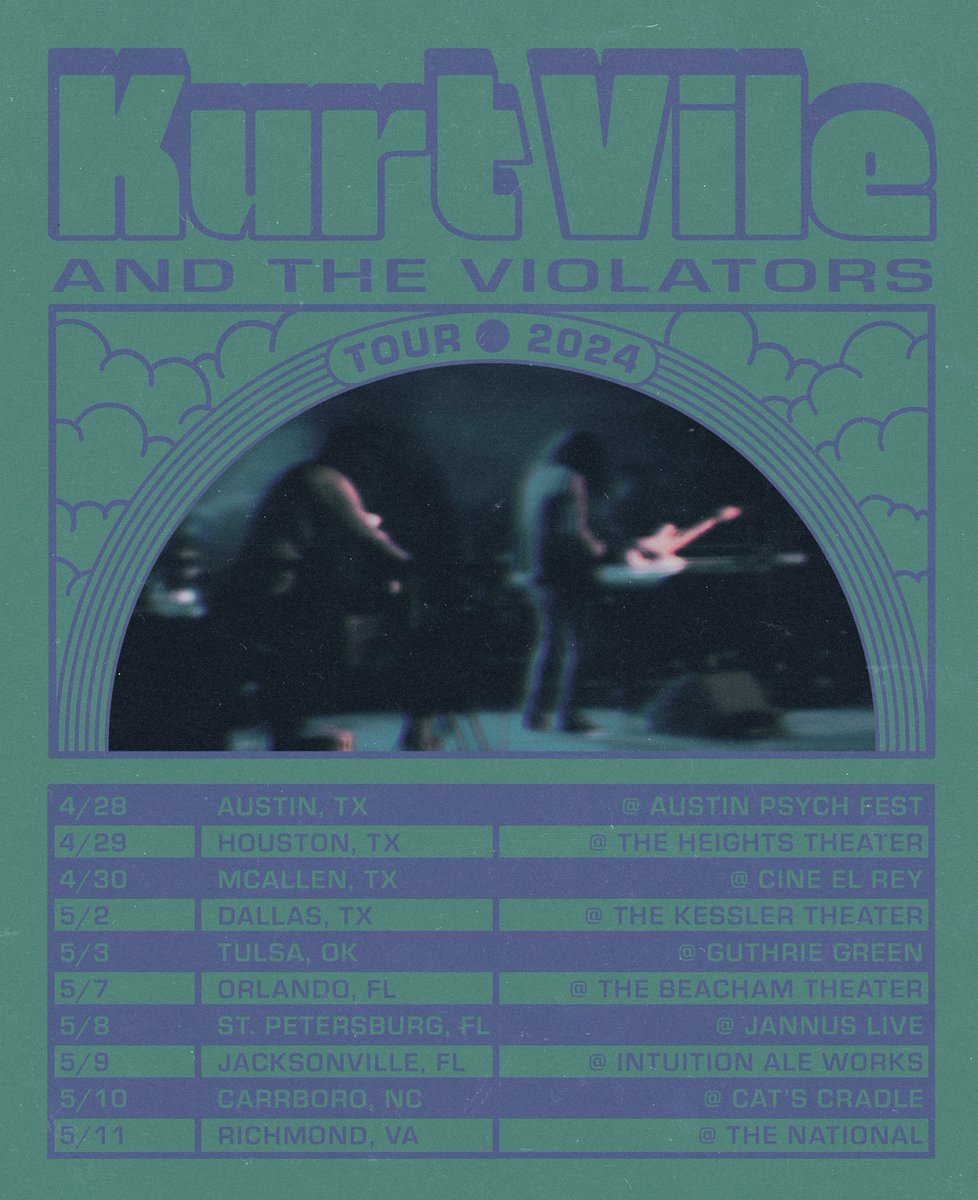 New Kurt Vile and the Violators shows have been announced! Tickets on sale now at kurtvile.com/tour/