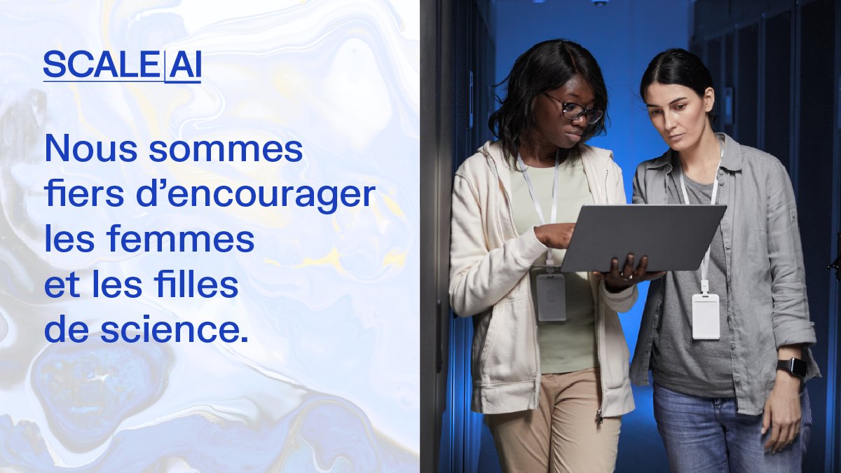 Scale AI (@scaleaicanada) on Twitter photo Soulignons la Journée internationale des femmes et des filles de science, le 11 février! 🌟 Soulignons la Journée internationale des femmes et des filles de science, le 11 février! 🌟