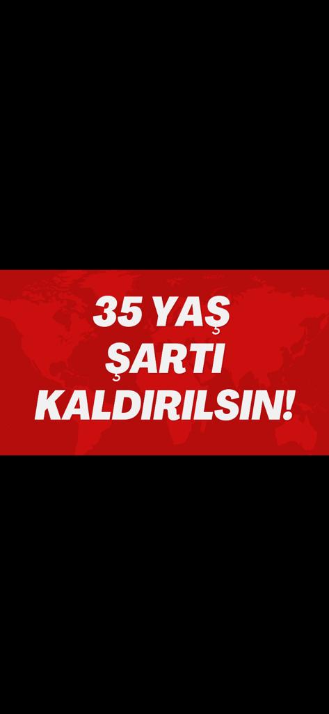 <a href="/ahinDENZ6/">Kamuda 35 yaş mağdurları platformu</a> <a href="/cuneytyuksel_/">Prof. Dr. Cüneyt Yüksel</a> <a href="/kemalcelik007/">Kemal ÇELİK</a> <a href="/bbismailerdem/">İsmail Erdem</a> <a href="/resulkurt34/">Doç. Dr. Resul Kurt</a> <a href="/Nilgun_OK/">Nilgün ÖK 🇹🇷</a> 35 yaş sınırı günümüz koşullarına uygun değildir.