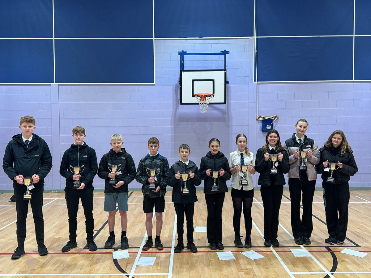 Today was our annual school cross country championships for S1-6 pupils. Well done to all pupils for braving the elements and taking part, and big congratulations to our winners 🏆 @WallaceHallSch