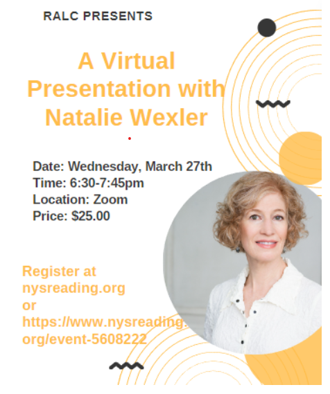 If you didn't join the book study, don't worry!!  You still have a chance to see Natalie Wexler.  Register here nysreading.org/event-5608222
(If you are already part of the book study, you are all set!No need to do anything more!) <a href="/nysreading/">NYSRA</a> <a href="/GreeceCentral/">Greece Central</a> <a href="/PettiferSuz/">Suzanne Pettifer</a>