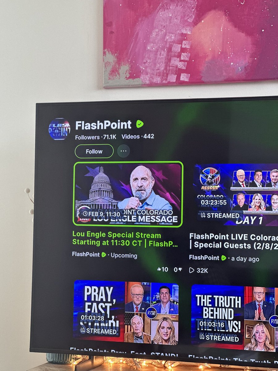modelcitizen00's tweet photo. Tune in at 11:30c to hear @LouEngle and @KJTannehill on the @flashpointarmy Facebook or Rumble livestream.
Their words are anointed with fire from heaven. “Here I am, send me.” https://t.co/XHVmQ8aJkH