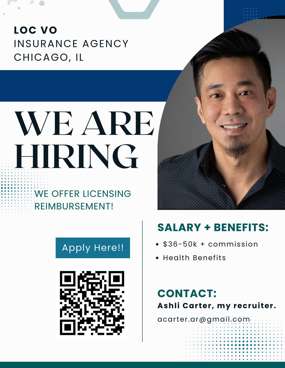 LocVoStateFarm's tweet image. Our office is growing and we're currently hiring! #LocVoStateFarm #JoinOurTeam