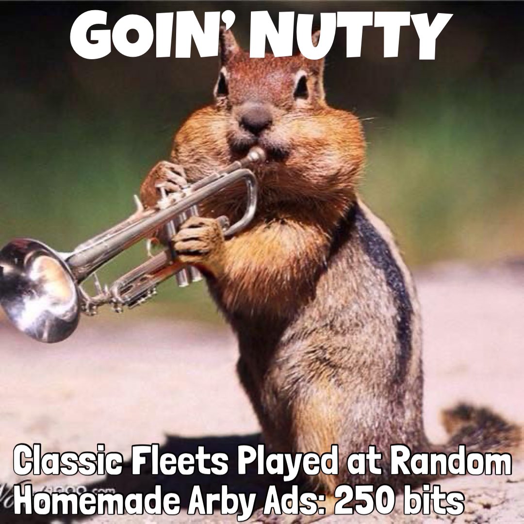 It’s Big Friday and we are going absolutely nutso over on the fleet stream. Classic fleets played at random and the arbys ads are only 250 bits. 4:30 pm eastern on twitch.tv/bighowelldawdy