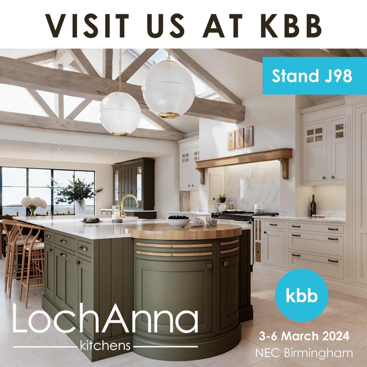 We’re on stand J98 at this year’s @kbb_birmingham - make sure to come along and see our exciting new product launch!