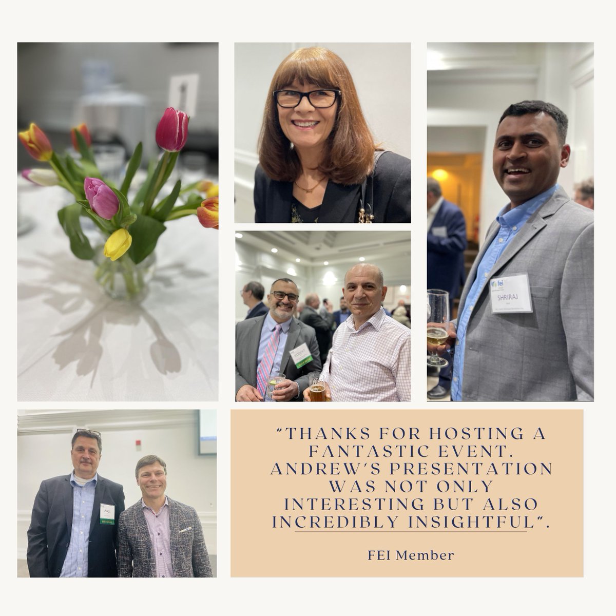 fei_sghchapter's tweet photo. We pride ourselves on great programming in a relaxed setting.  Even the technical presentations make us happy.  Thanks to Andrew Rush from Carpedia for a great presentation, and to our attendees with whom we always have fun.

#finance #financialexecutives #feicanada #cpdcredits https://t.co/kxAZYZdYz6