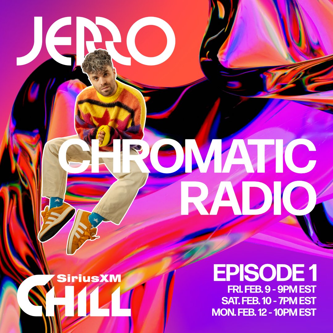 MY VERY OWN RADIO SHOW 😍🥲

Super proud to present Chromatic Radio, my new monthly mix residency on SiriusXM Chill!! I have been a big big fan of the station for a long time, and they’ve shown me nothing but love. So this a full circle moment for me right here!! ❤️