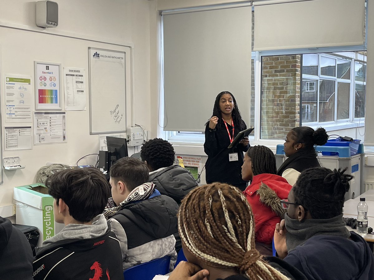 Students from A level politics, law, sociology and a range of other subjects packed out the room to hear from @AdvocacyAcademy - youth organisers working to create a more fair, just, and equal society, by building the collective power of young people to bring about change.