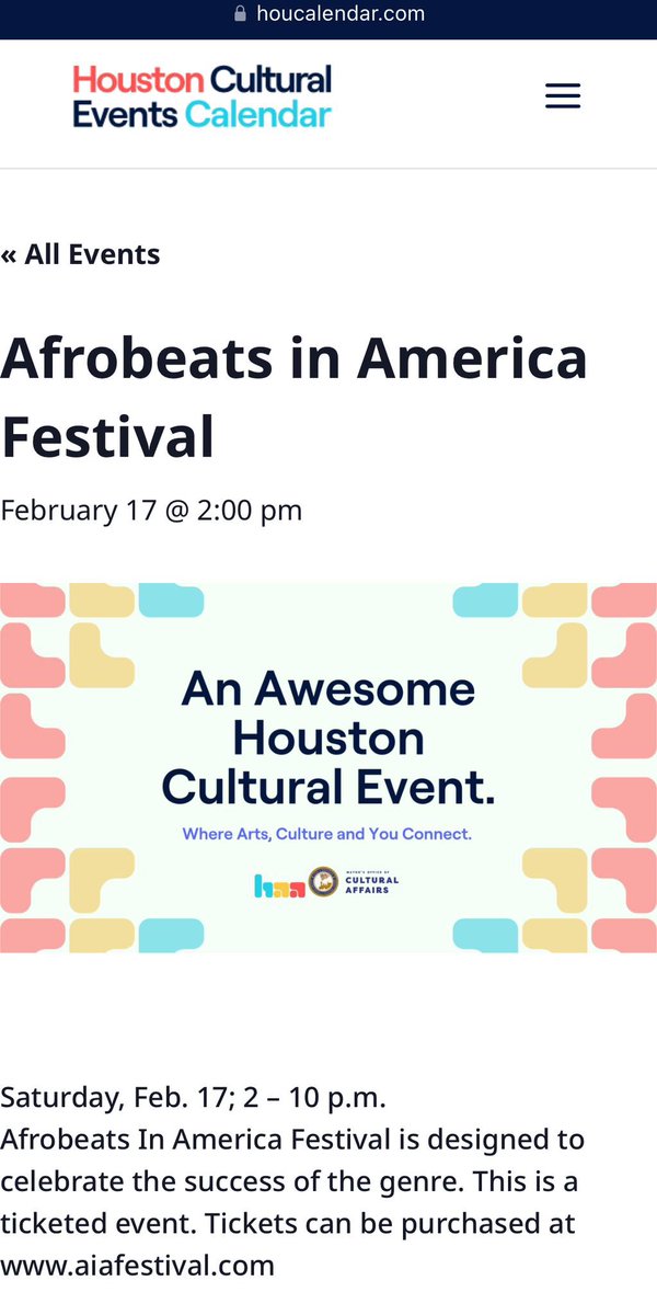 AkporGbemre's tweet photo. Mayor of Houston cultural affairs unit just endorsed AIA Afrobeats In America Festival by adding the annual music showcase to the official city of Houston calendar and declaring it as an awesome cultural event. 

We don’t take these things for granted, we are on a journey to becoming the biggest Afrobeats festival in North America.