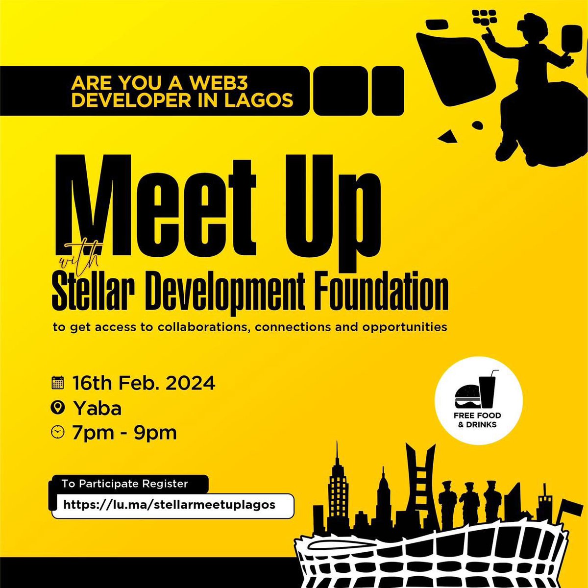 If you’re a Nigerian techie, seeking to build/work in a fintech or web3 product, I have something for you. Don’t scroll without reading this.

Stellar, one of the world’s biggest blockchains is organizing hangout in Yaba, Lagos for Nigerian devs on the 16th of February, 2024.