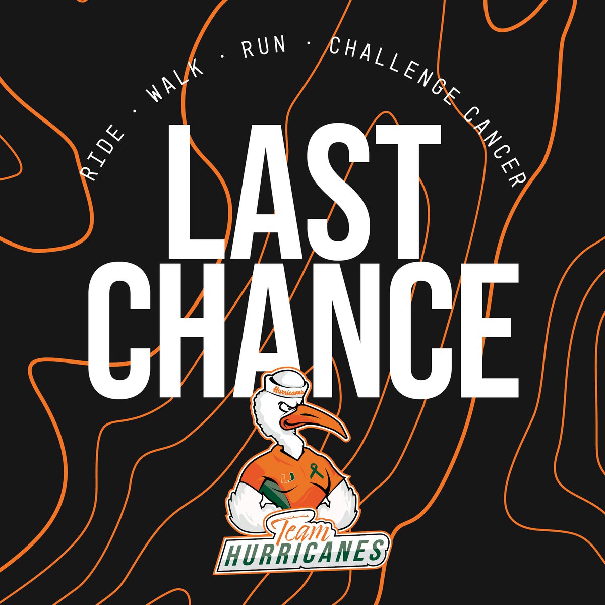 #DCCXIV registration closes TODAY at 5 P.M. 🚨 Join Team Hurricanes at the #1 fundraiser in the NFL. WE CAN. Ride. Run. Walk. Challenger Cancer. — FREE Registration | Code: WECANDCCXIV RideDCC.com