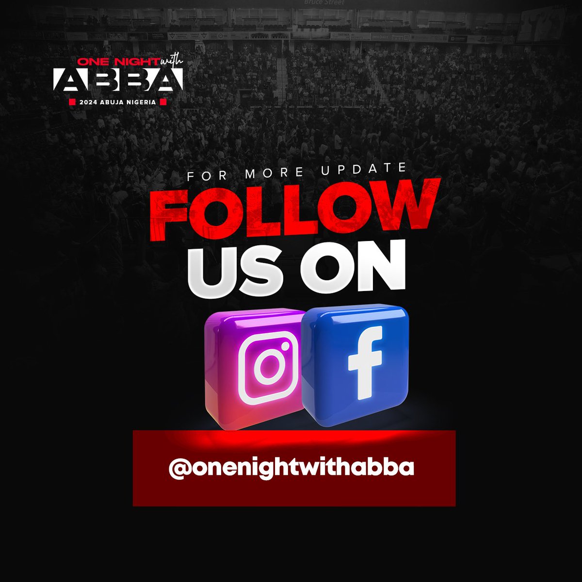 deborahpaulenen's tweet photo. Let everyone know that this is about JESUS!!!!!
Event Details;
ποΈ 18th February, 2024
β° 5PM
π Harrow Park, Central Business District, Abuja.
#onenightwithabba #JesusIsLord #Debee #deborahpaulenenche #consciousnessmusic #liveworship #abujaworship https://t.co/SERRx42KRB