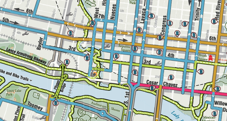 KUTnathan's tweet photo. Light-rail news bites:

🚈 Lance Armstrong Bikeway on 3rd Street would be moved to 4th Street. "Pretty major decision to be made without reaching out to at least the bicycle community," Urban Transpo Commissioner Schumacher told ATP. "Concerning to me." https://t.co/XZDVvSHF7i https://t.co/m79QoEWG3i