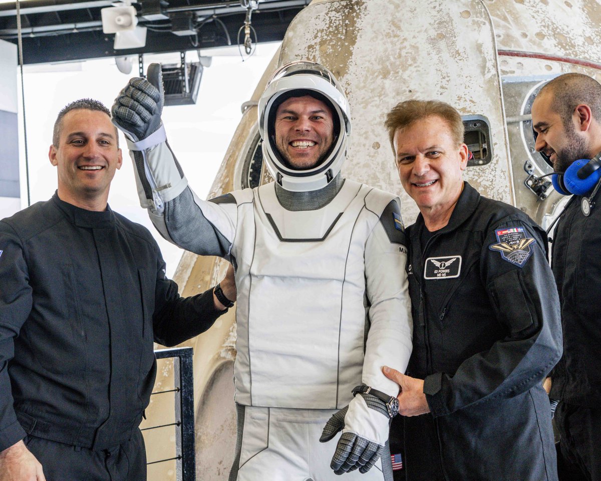 #Ax3 Mission Specialist Marcus Wandt <a href="/astro_marcus/">Marcus Wandt</a> makes history as <a href="/esa/">European Space Agency</a>'s first project astronaut, conducting 80 hours of science and technology demonstrations.