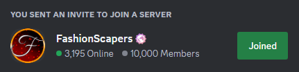 FashionScaping's tweet photo. The FashionScapers Discord server has reached 10,000 members! We're running a special event to thank our amazing community members.... in the weirdest way possible! 😈
Details are posted in our announcement channel: https://t.co/UAFD2Bv0yW https://t.co/FTD17HAt2k