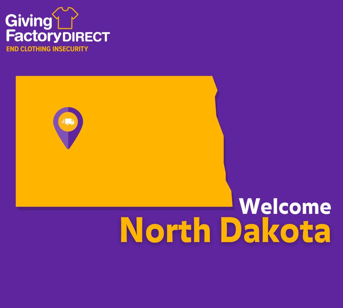 We are super excited to welcome donors from North Dakota! If you or someone you know lives in #Alaska, #Montana, #Nebraska, or #SouthDakota please join us and make a coat/clothing donation today! Everything you need is here: buff.ly/3rVRCWj