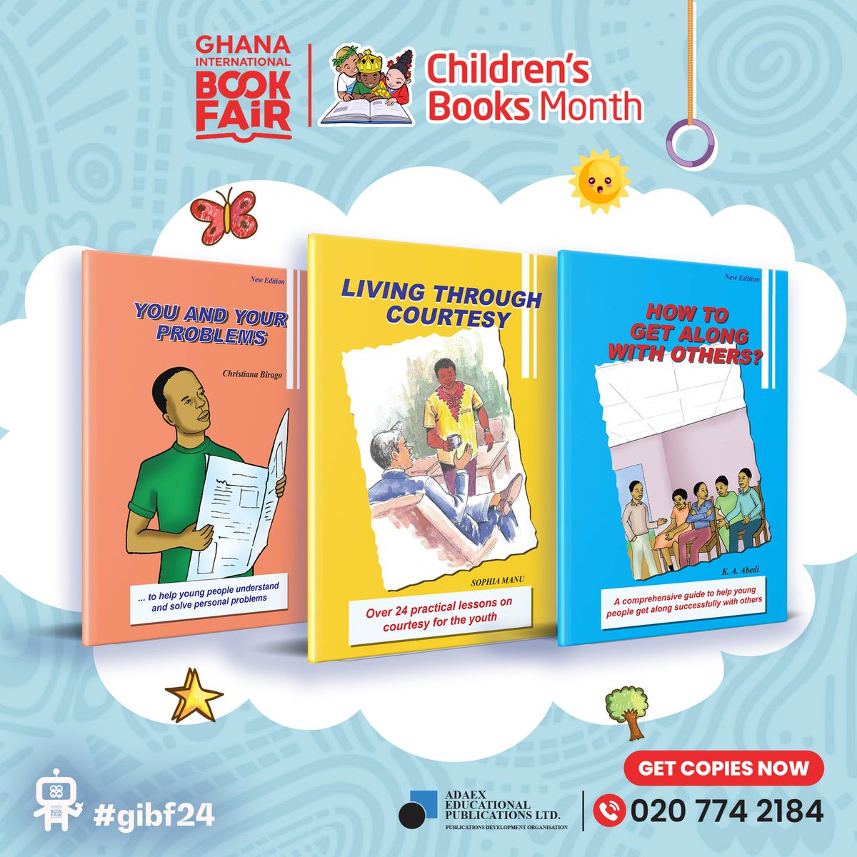 If you read 🌟COURTESY FOR BOYS AND GIRLS🌟 as a child, buy one of these for a child written to suit modern interactions for our young ones.
Published in the Adaex Educational Publications – Children’s Series N01. 🇬🇭❤️📚
Get copies from 0207742184
#RaiseGlobalCitizensingh #gibf24