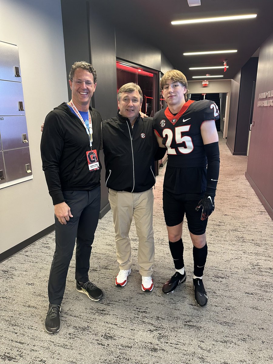 Thank you @GeorgiaFootball for having me!! @CoachBmac_ @KirbySmartUGA #godawgs