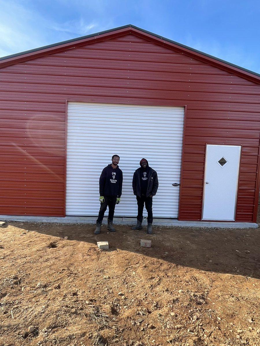 We get so busy I forget to post 🙃, but we recently finished building our community kitchen at Sankofa Farms! Our next steps will be to outfit the space and run power to the structure 🙏🏿