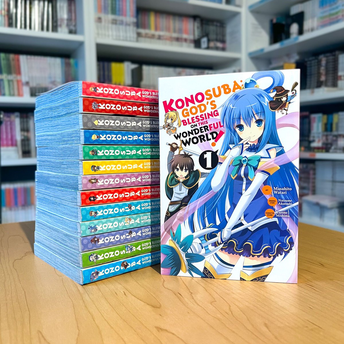 🚨CALLING ALL KONOSUBA FANS🚨 If you haven't heard, a brand new Konosuba visual novel from @PQubeAsia just released! Add to your Konosuba shrine by grabbing the game AND the books, today!🙏 PICK UP THE GAME 👉 buff.ly/49tX6ec PICK UP THE MANGA 👉buff.ly/3OBO1YI