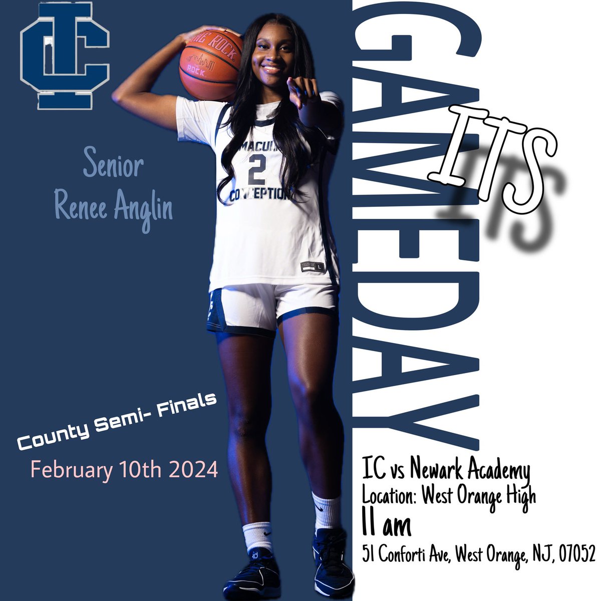 Tommorow game info featuring senior <a href="/reneeanglin_/">Renee Anglin</a>