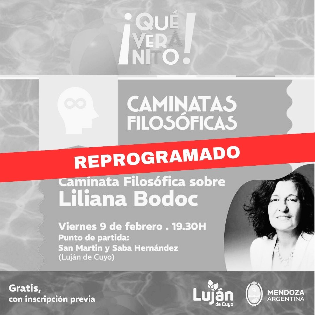GarecaGc's tweet photo. #InformacionImportante ⚠️
La Caminata Filosófica sobre Liliana Bodoc queda #Reprogramada por alerta de tormentas fuertes.
⚠️ Pronto se comunicará la nueva fecha
#CulturaMendoza https://t.co/hQjG0Dzi4w