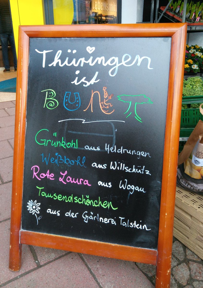 #Thüringen ist #bunt sagt mein #Lieblingsladen um die Ecke