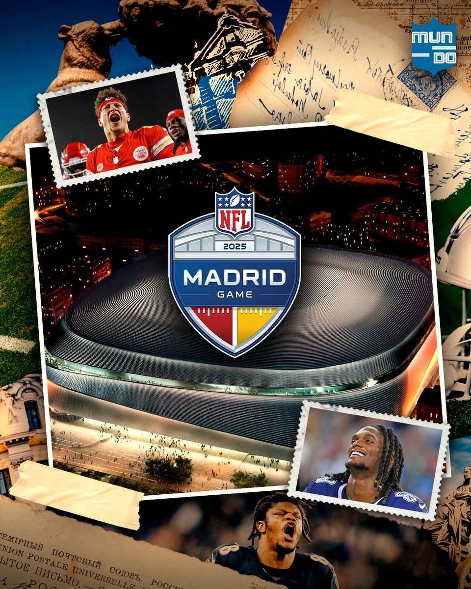 realmadridfra's tweet image. 🏈 🇪🇸 Le premier match de la saison de la @NFL en Espagne se jouera dans notre emblématique stade Santiago Bernabéu !
#NFLMadridGame | @MundoNFL