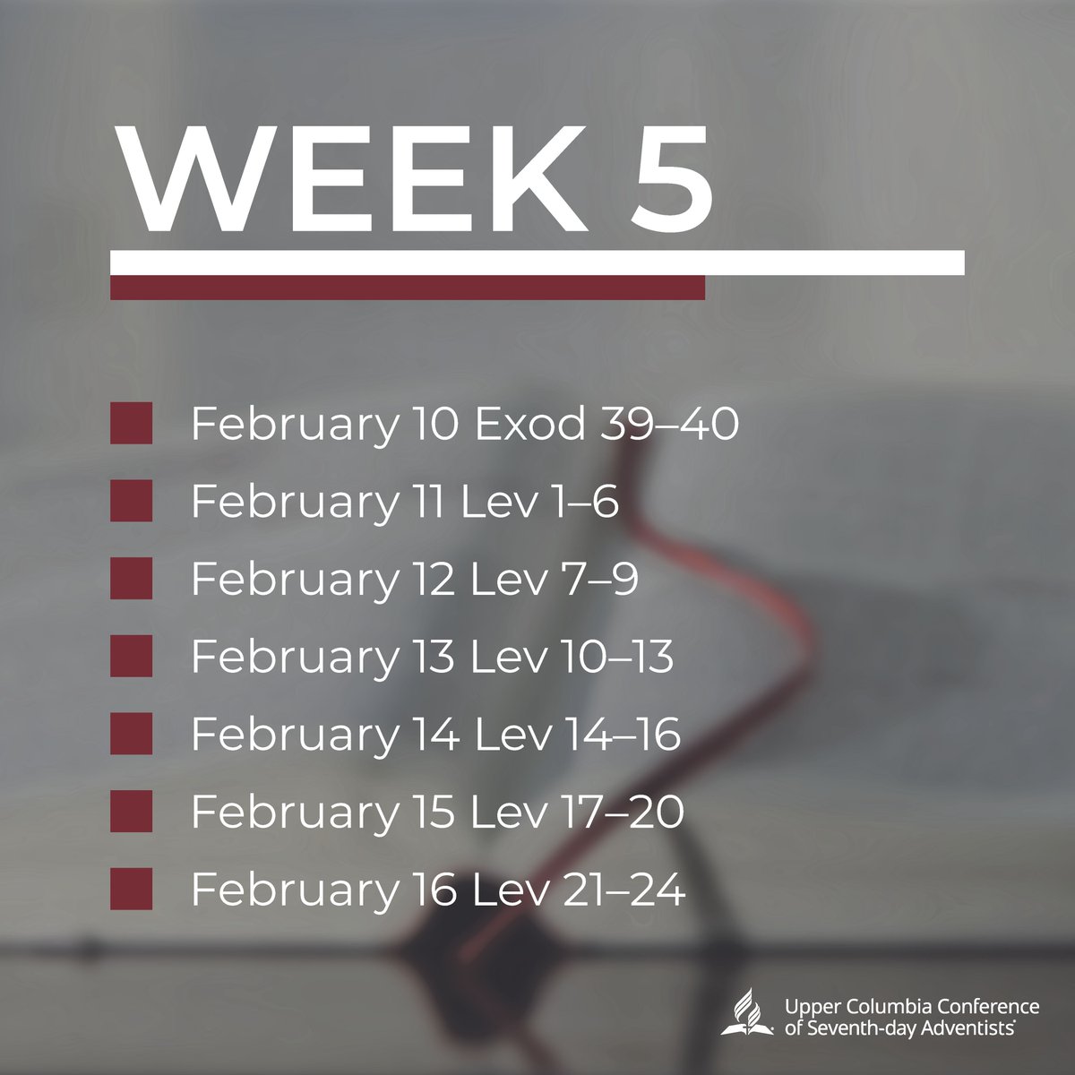UCCtweet's tweet photo. Week 5 – Join UCC In the Word, a journey through the 66 Books of the Bible. For more information visit https://t.co/arVIg2bwFS. #uccsda #UCCInTheWord #BibleReading #Bible https://t.co/2Fj9Jg3cSr
