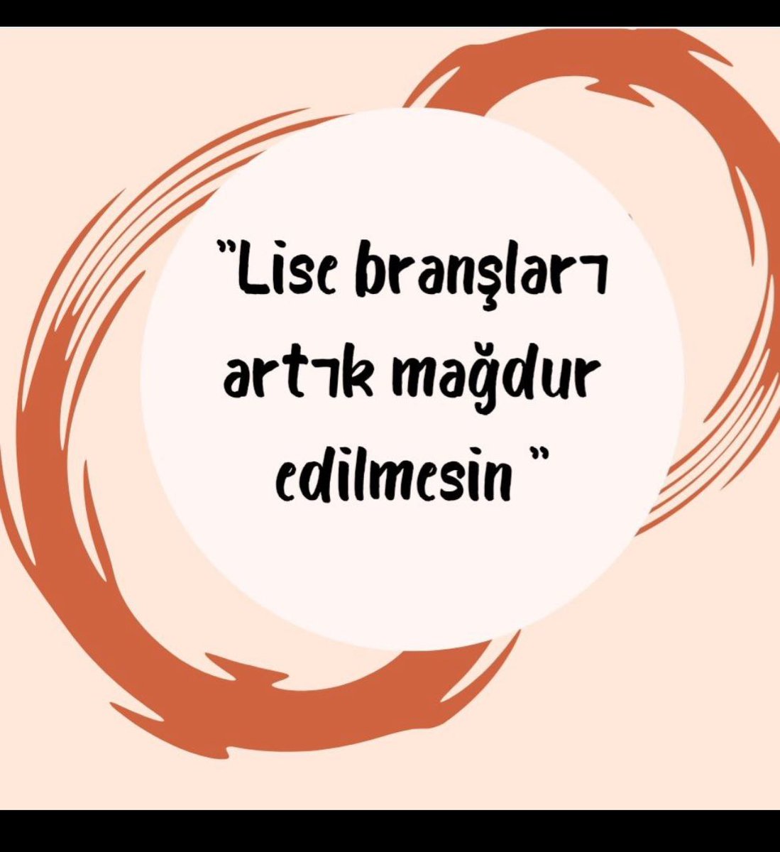 Başta kardeş brans Edebiyat  olmak üzere Lise branşları hak ettiği  kontenjanları almalıdır.
#LiseBranşaYüksekAtama