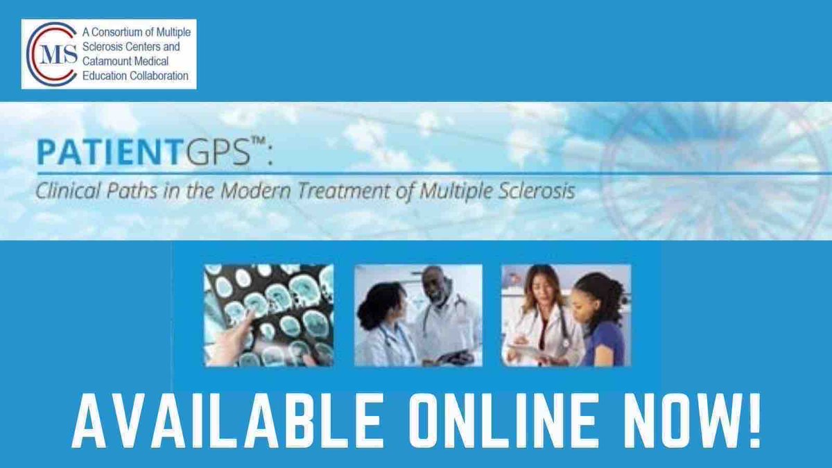 “PATIENTGPS™: Clinical Paths in the Modern Treatment of MS” is an interactive &amp; patient-centric CE learning experience, including discussion of patient cases depicting clinical challenges associated with the personalized treatment of MS

Available online:
cmscscholar.org/patientgps-cli…