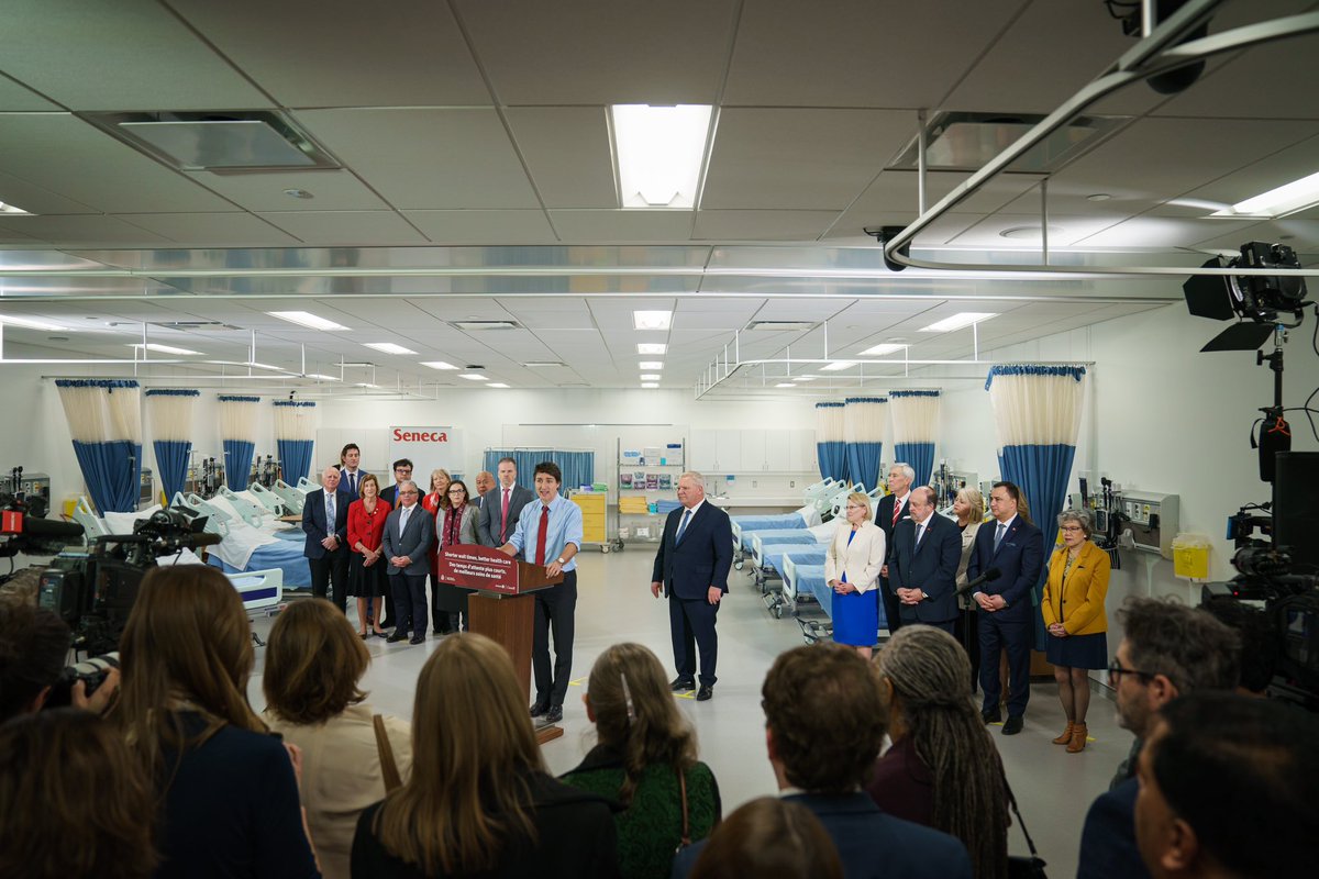 Good news for Ontarians: We’re working with your provincial government to increase access to family doctors, cut down wait times, hire more health care workers, and make sure you can get the mental health care you need.
 
Find out more here: tinyurl.com/2ufsfhd2
