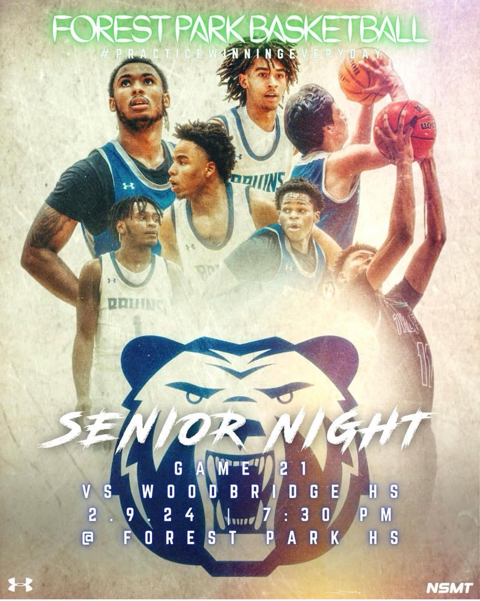 Meet me at "The Park" tonight. Come out and play. A Senior Night affair. FPHS vs Woodbridge.