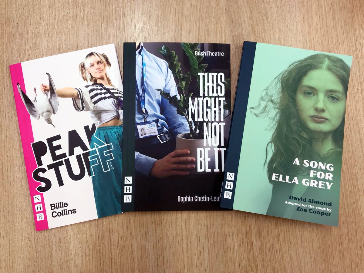 It's Friday giveaway time! 📚 Win a copy of this week's three recently published plays, from our authors @_billiecollins, @SophiaLeuner and Zoe Cooper. Just retweet this and follow us to enter (pre-existing followers also eligible), ends Monday 12 February.